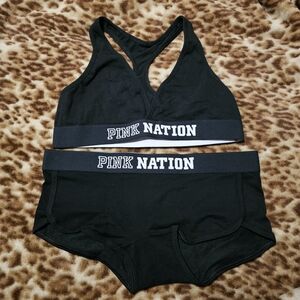 PINK Victoria's Secret Black Apparel